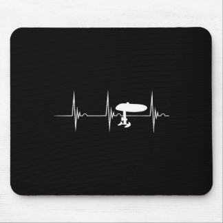 Electric Hydrofoil Surfboard Efoil Heartbeat Ekg P Mouse Mat