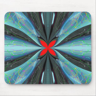Electric Ice Butterfly Mousepad