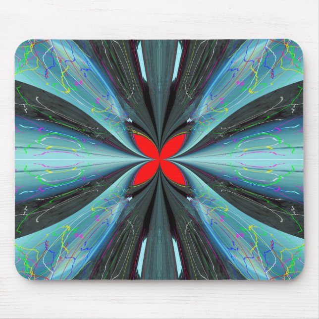 Electric Ice Butterfly Mousepad (Front)