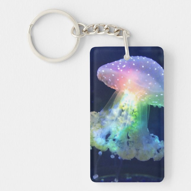 Electric Jellyfish Keychain (Front)