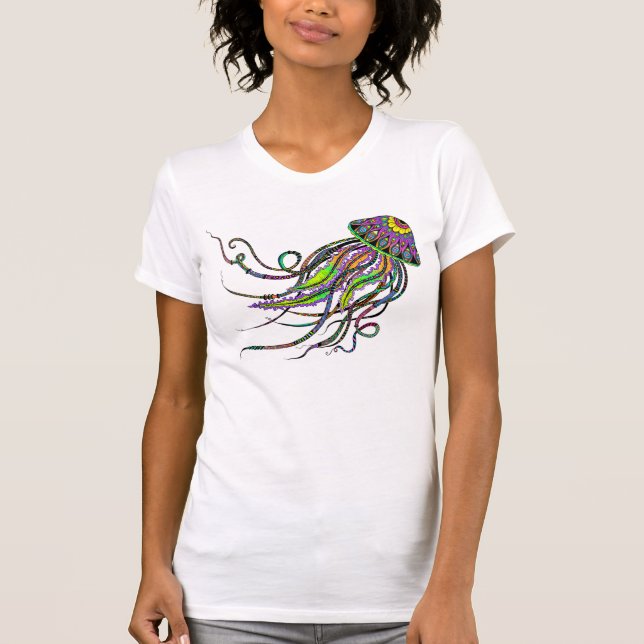 Electric Jellyfish Women's Shirt (Front)