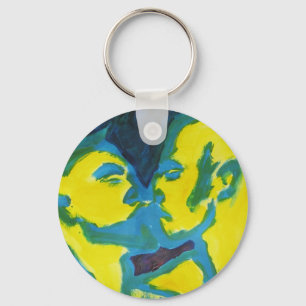 Electric Kissing Key Ring