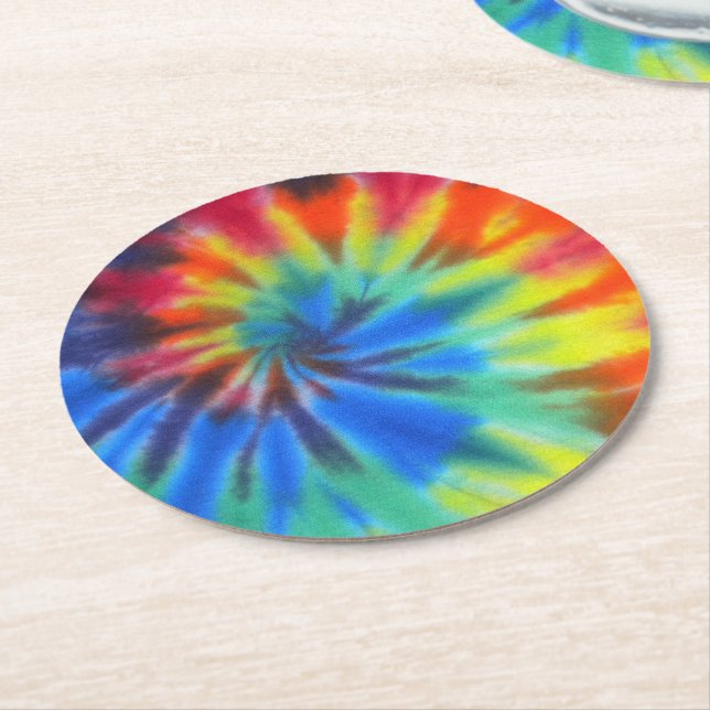 Electric Kool Aid Round Paper Coaster (Angled)
