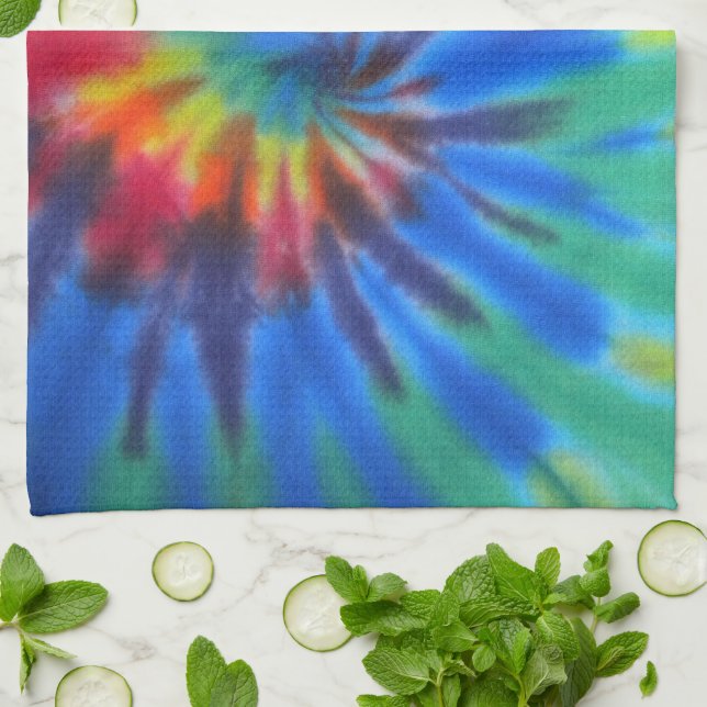 Electric Kool Aid Tea Towel (Folded)