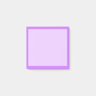 Electric lavender with heliotrope border blank  post-it notes