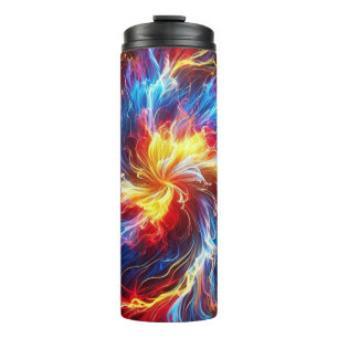 Electric Lightning Bright Colours Thermal Tumbler