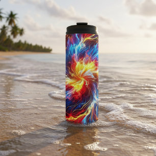 Electric Lightning Bright Colours  Thermal Tumbler