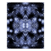 Electric Lightning Mandala Fractal Art