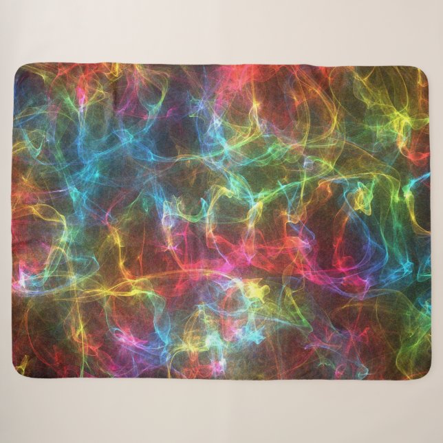ELECTRIC LIGHTS SHERPA BLANKET (Front (Horizontal))