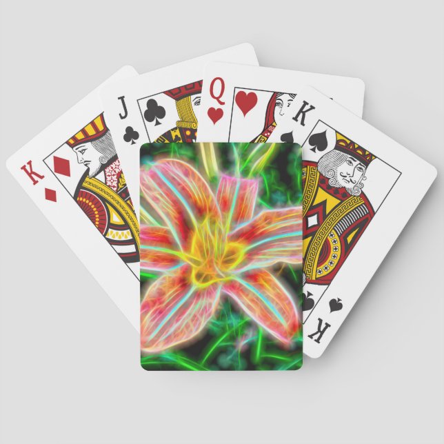 Electric Lily Playing cards (Back)