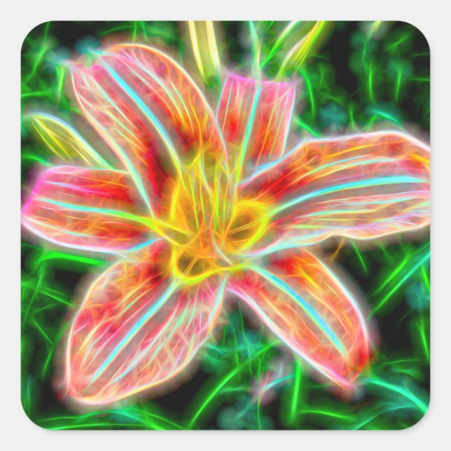 Electric Lily Sticker (Front)
