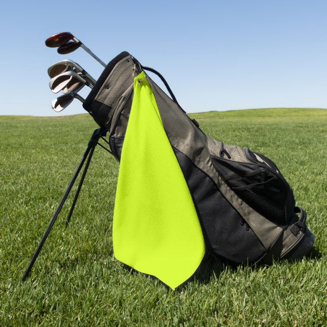 Electric Lime  Golf Towel (Green)