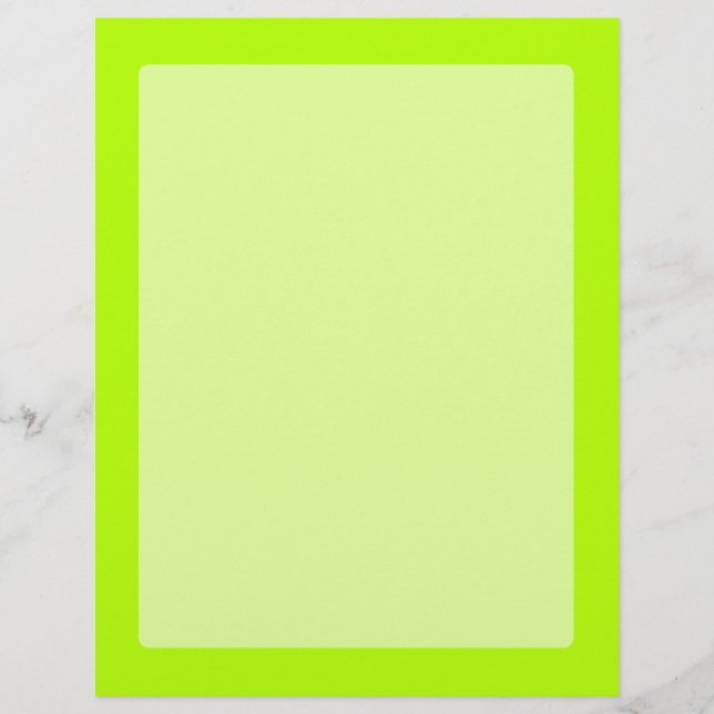 Electric Lime Green Accent Colour Decor Customise (Front)
