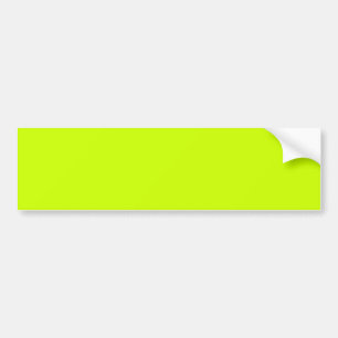 Electric Lime Solid color  Bumper Sticker