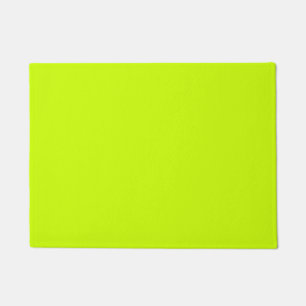 Electric Lime Solid colour Doormat