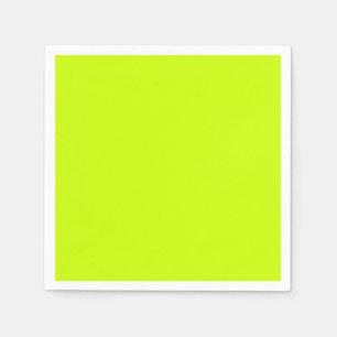 Electric Lime Solid colour Napkin