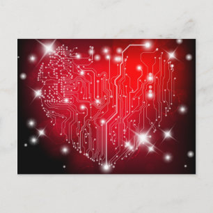 Electric Love Postcard