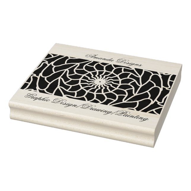 Electric Mandala Rubber Stamp (Stamp)