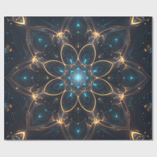 Electric Mandala Wrapping Paper