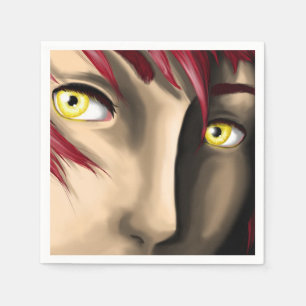 Electric Manga Boy Napkin