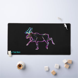 Electric Moose Desk Mat