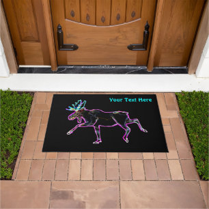Electric Moose Doormat