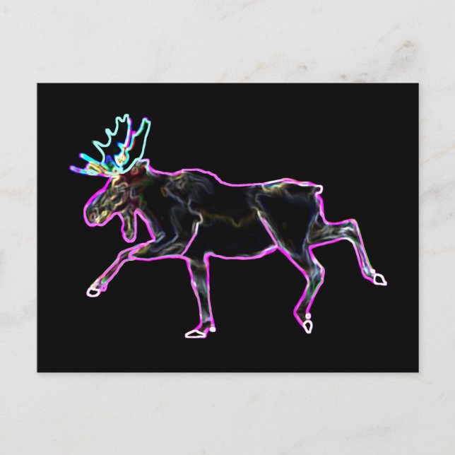 Electric Moose Postcard (Front)