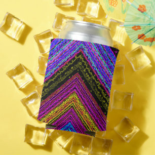 Electric Mountain Blue Can Cooler