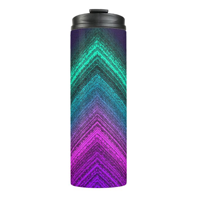 Electric Mountain Green Thermal Tumbler (Front)