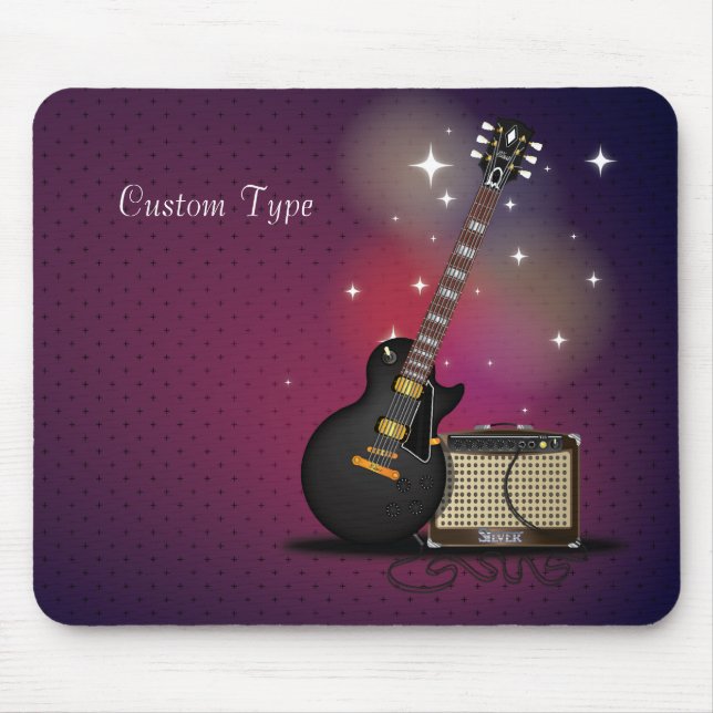 Electric n' Amp Classic Mouse Mat (Front)