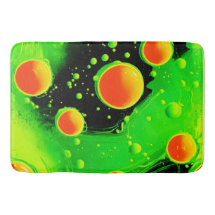 Electric Neon Bubble Dance Bath Mat