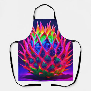 Electric Neon Dragon Fruit Apron