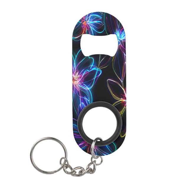 Electric Neon Flower Radiance (Front)