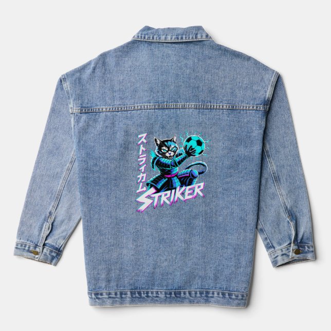Electric Ninja Cat Striker Jackets for Women (Back)