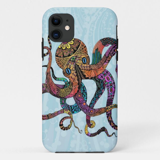 Electric Octopus iPhone 5 Case (Back)