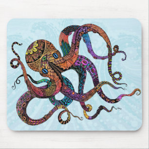 Electric Octopus Mousepad