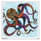 Electric Octopus Wall Decal