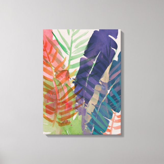 Electric Palms Canvas Print (Front)