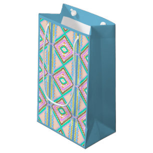 Electric Pastel Dream Kaleidoscope Small Gift Bag