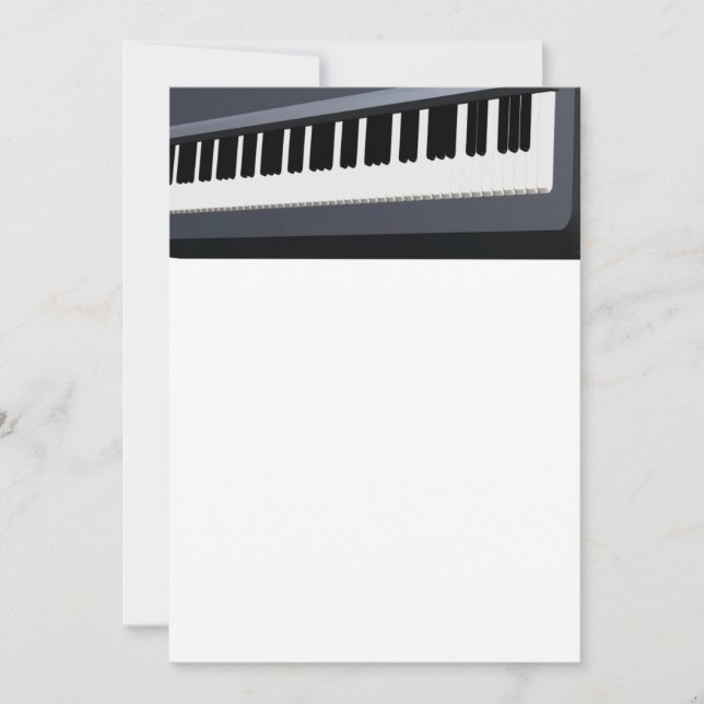 Electric piano keyboard (Front)