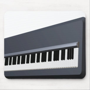 Electric piano keyboard mouse mat