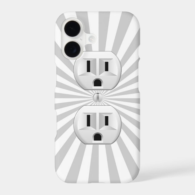 Electric Plug Wall Outlet Fun Customise This! (Back)