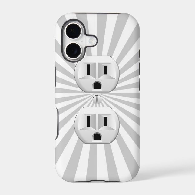 Electric Plug Wall Outlet Fun Customise This! (Back)