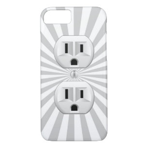 Electric Plug Wall Outlet Fun Customise This! iPhone 8/7 Case