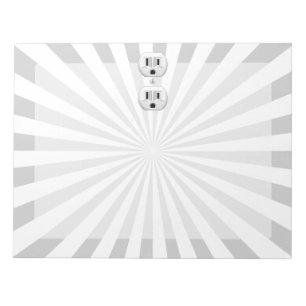 Electric Plug Wall Outlet Fun Customise This! Notepad