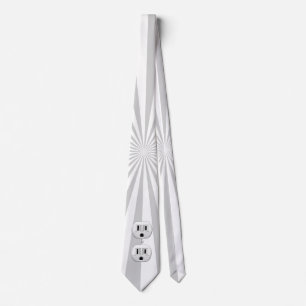 Electric Plug Wall Outlet Fun Customise This! Tie