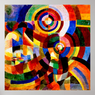 Electric Prisms by Sonia Delaunay Poster