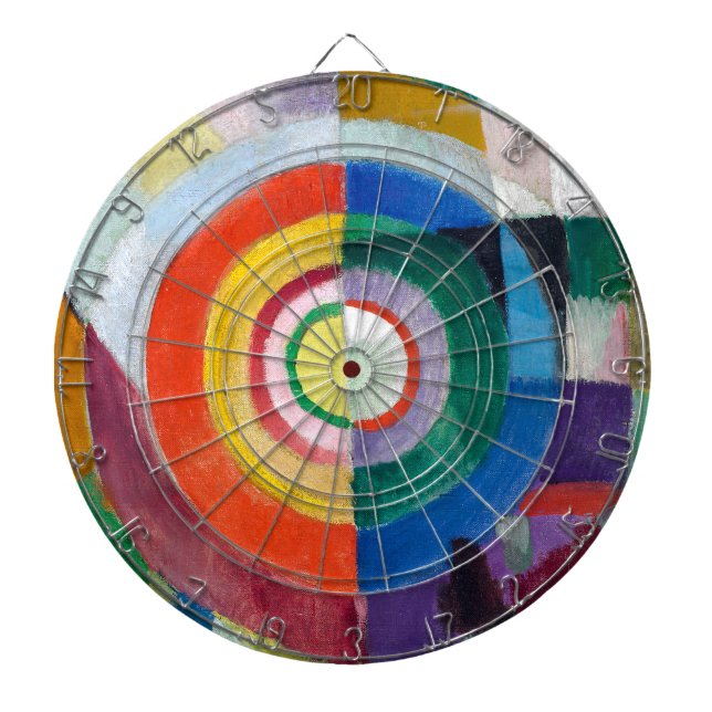 Electric Prisms No. 41 | Sonia Delaunay | Dartboard (Front)