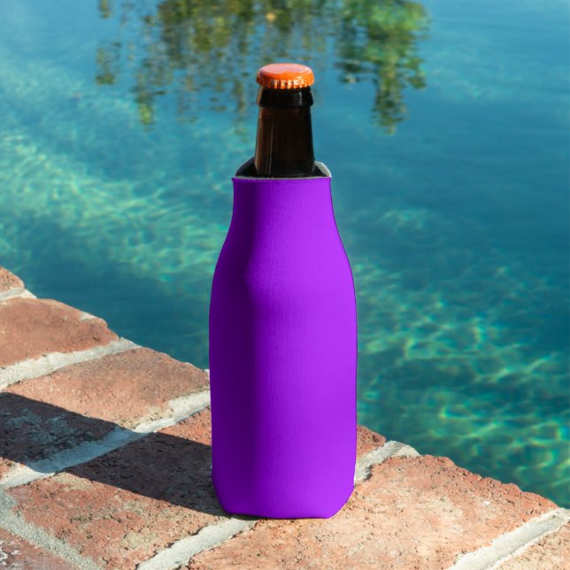 Electric Psychedelic Purple Solid Colour Bottle Cooler (In Situ Pool)