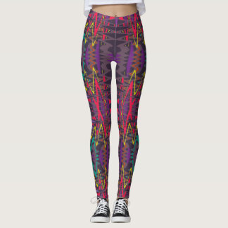 Electric Pulse Zigzag Leggings